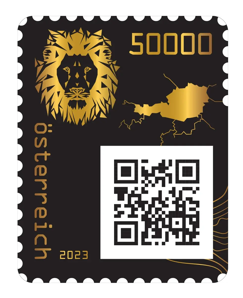 Lion — Crypto Stamp 5.1 Gold Edition