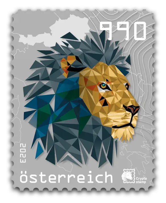 Lion — Crypto Stamp 5.1