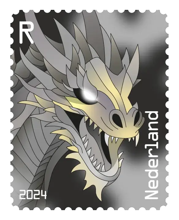 Dragon — NL Crypto Stamp 3