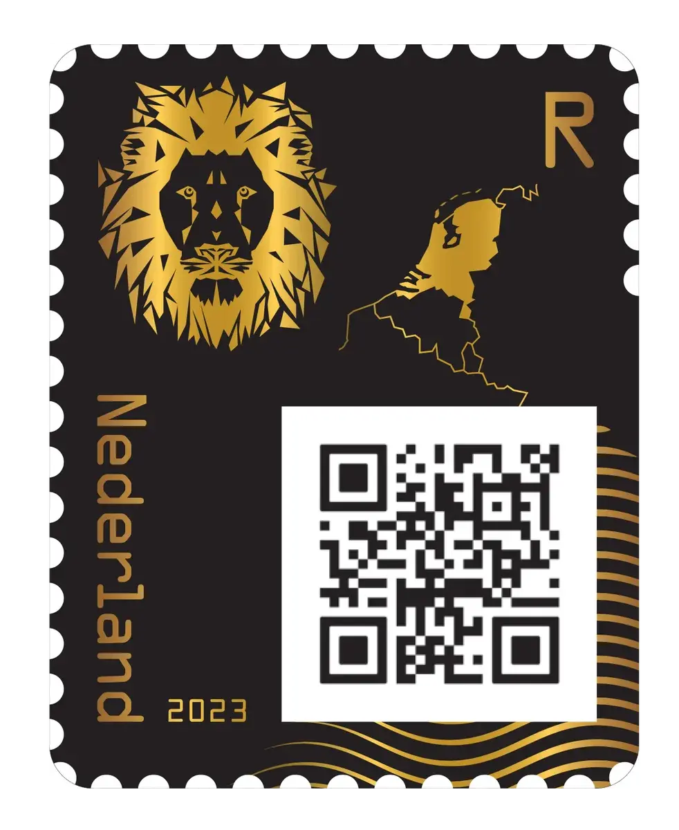 Lion — NL Crypto Stamp 2 Gold Edition