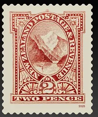 1898 Pictorials Series 1 – 1898 Pictorials – Pembroke Peak (2d), postage stamp by NZ Post (New Zealand Post)